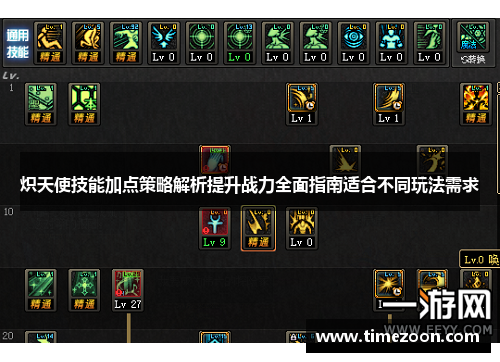 炽天使技能加点策略解析提升战力全面指南适合不同玩法需求
